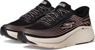 Skechers Max Cushioning Elite 2.0 Kaplan Hands Free Slip-Ins Womens Shoes Black/Rose Gold : 7.5 B - Medium, Rubber/Textile