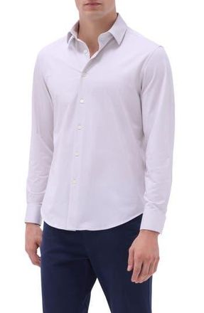 Bugatchi Jimmy OoohCotton Print Button-Up Shirt in Almond at Nordstrom Rack, Size Xxx-Large