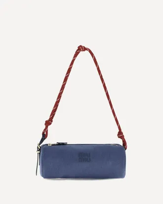 Miu Miu Embroidered logo Shoulder Bag Female UNI
