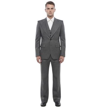 Dsquared2 Grey Peaked Lapel Suit