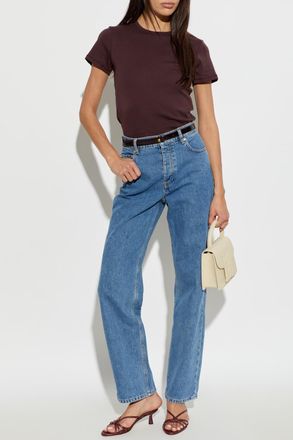 By Malene Birger Top Alicia, Womens, Burgundy