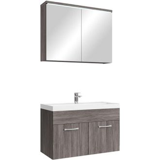 Badplaats Badplaats Conjunto De Muebles De Ba&ntilde;o Paso 02 80 X 40 Cm - Roble