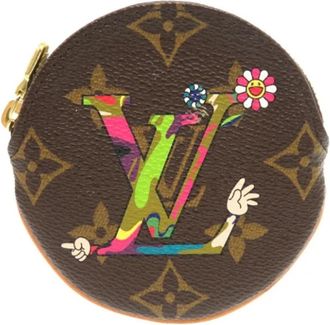 Louis Vuitton Pre-owned Canvas Portemonnee - Dames - Vintage Accessoires - Bruin - ONE Size - Vintage