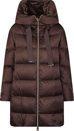 Herno A-Shape Quilted High-Collar Down Jacket