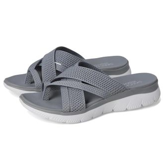 Skechers Womens Skechers Summits - Fantasy Walk 119518-GRY Sandals Gray HAWK3165