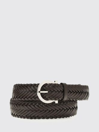 Ferragamo Cintura Gancini Ferragamo in pelle intrecciata