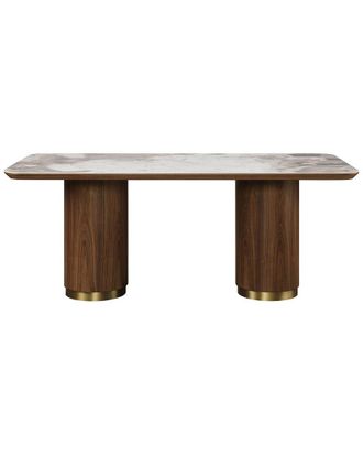 ACME Willene Dining Table With Ceramic Top