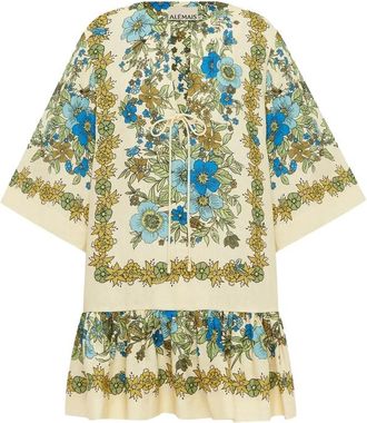 Alemais Sophia Linen Mini Dress