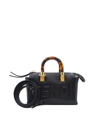Fendi 2010-2025 Mini Leather By The Way satchel - women - Calf Leather/Leather - One Size - Black