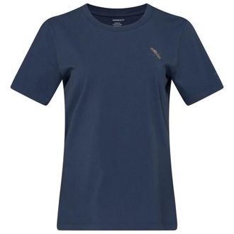 Norr&oslash;na 29 Cotton Activity Embroidery T-Shirt f&uuml;r Damen | blau