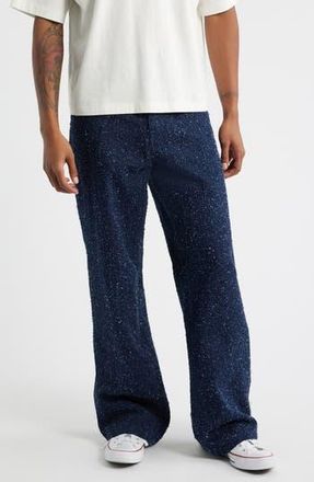Honor The Gift Nep Yarn Wide Leg Pants in Blue at Nordstrom Rack, Size 30