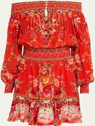 Camilla Ole Ole Off-Shoulder Mini Dress
