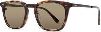 Garrett Leight GETTY II S HONT-ATG/SMKY Mens Sunglasses Tortoiseshell Size 48