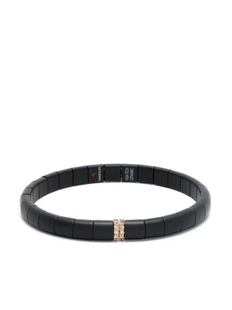 Roberto Demeglio Bracciale in oro rosa 18 carati con diamanti - Nero