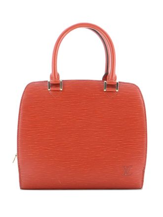 Louis Vuitton Pont Neuf Handbag Epi Leather PM satchel - Marrone