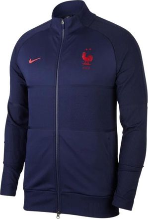 Nike Frankrijk Strike Jacket Senior 2020-2021 - Heren - Trainingsjackets - Blauw - S - Polyester - Fitness