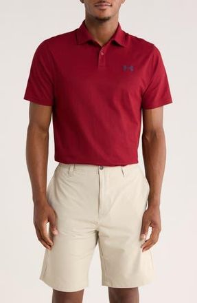 Under Armour Playoff Piqué Polo in Cardinal at Nordstrom Rack, Size Xx-Large