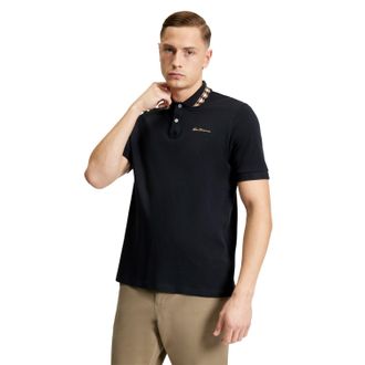 Ben Sherman Heren Rente Poloshirt (Zwart)