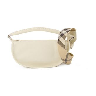 Burberry Womens Shoulder Bag White Calfskin