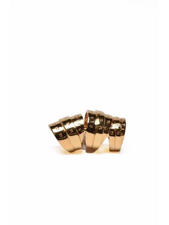 Maison Margiela Gold Brass Spiral Ring