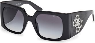 Guess GU00201-H 01B Womens Sunglasses Black Size 53