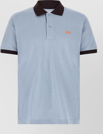 Lacoste polo shirt logo detail contrasting collar