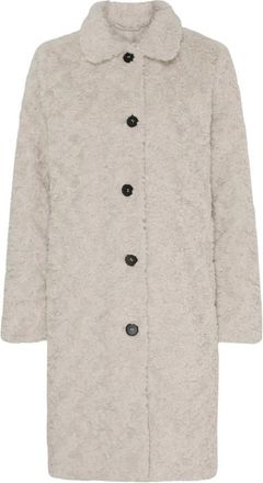 Notyz Faux Fur & Shearling Jassen - Dames - Jassen - Beige - S - Polyester - Jassen
