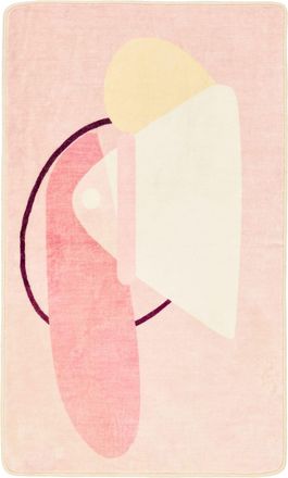 Gino Falcone Alfombra de ba&ntilde;o mullida - rosa multi 70x120 cm