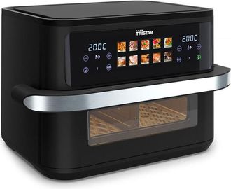 Tristar Doble 10 L Independiente 2800 W Freidora De Aire Caliente Negro, Acero Inoxidable