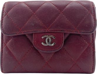 Chanel Matelasse Leather Coin Purse/Coin Case (Pre-Owned)