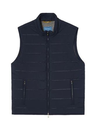 Robert Talbott Driver Quilted Vest in Navy at Nordstrom, Size Xx-Large