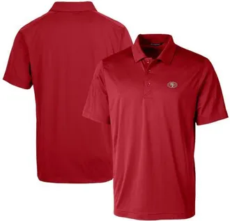 Cutter & Buck Mens Cutter & Buck Scarlet San Francisco 49ers Logo Prospect Textured Stretch Big & Tall Polo in Cardinal at Nordstrom, Size 4X-Large