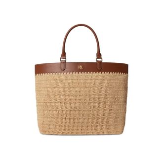 Ralph Lauren Tote Bags, female, Beige, Size: ONE SIZE Kyla Tote Large
