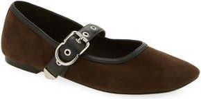 3.1 Phillip Lim ID Mary Jane Flat in Chocolate at Nordstrom Rack, Size 6.5Us / 36.5Eu