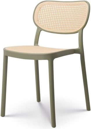 OEM Silla De Comedor En Color Verde Estilo Vintage