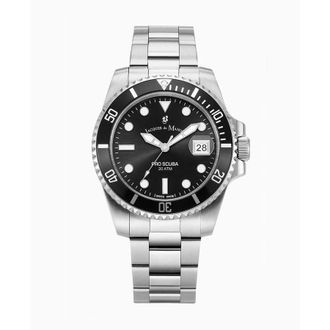 Jacques du Manoir Pro Scuba 43 Black Dial Mens Watch JWG02801