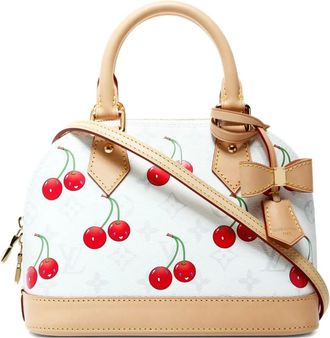 Louis Vuitton x Takashi Murakami Borsa tote Alma BB 2021-2025 - Bianco