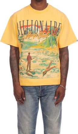 Billionaire Boys Club Great Outdoors Graphic T-Shirt in Pale Marigold at Nordstrom, Size X-Large