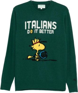 MC2 Saint Barth Heron Sweater - Heren - Ronde hals truien - Groen - S - Truien & Vesten