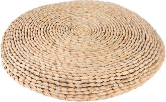 OEM Puf Tatami Tejido A Mano Con Cabeza De Huso, Coj&iacute;n Para Asiento, Ideal Para Yoga, Balc&oacute;n O Ventanal