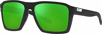 Costa Mens Antille Sunglasses In Net Black Green Mirror 580G