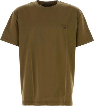 Tatras Militair Groene Katoenen T-shirt - Heren - T-shirts - Groen - M - Katoen - Tops
