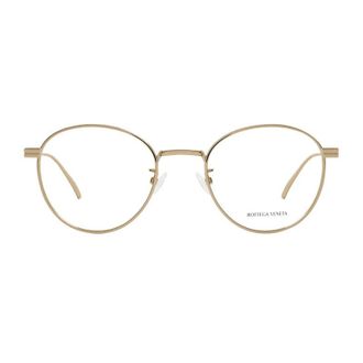 Bottega Veneta BV1016OA002 Round Metal Frame Eyeglasses - Gold