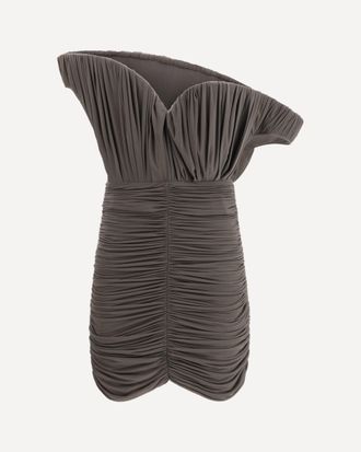 Magda Butrym Abito mini asimmetrico a petalo Woman 36