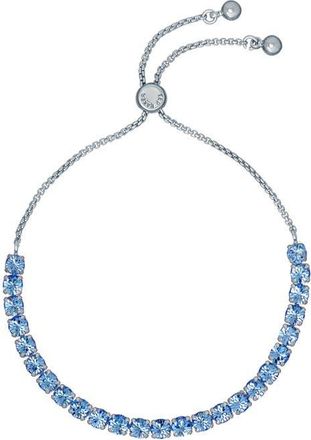 Ted Baker Melrah Tennis Bracelet in Silver Tone/Blue Crystal at Nordstrom