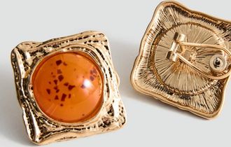 Mango Set 2 orecchini combinati oro - Donna - Taglia unica - MANGO