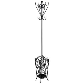 Wanderlust Deco Wanderlust Deco - Perchero De Metal Con 4 Ganchos 35x35x181h Cm