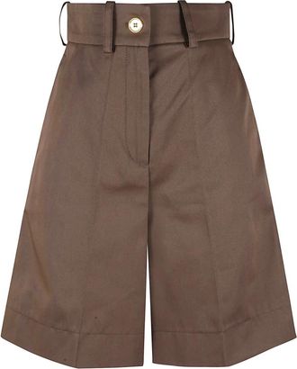 Patou Bermuda Shorts - Dames - Korte Broeken - Bruin - 2XS - Korte Broeken