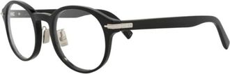 Dior Mens Black Round Eyeglass Frames DIORBLACKSUITORJ 1000