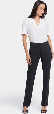 NYDJ Slimme Broek in Ponte Knit | Charcoal Heather